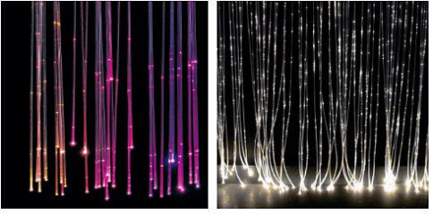 Fiber Optic Waterfall Curtain