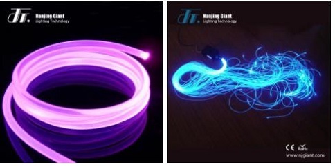 PMMA Plastic Optic Fiber Side Glow Cable
