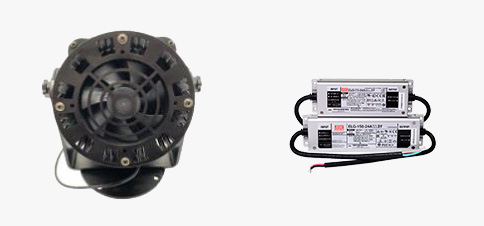 External power supply Rotating image logo gobo projector
