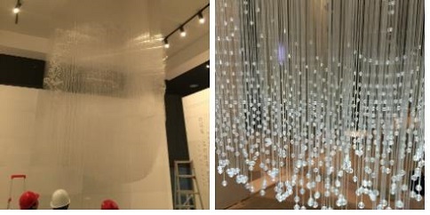 Custom Fiber Optic Chandelier