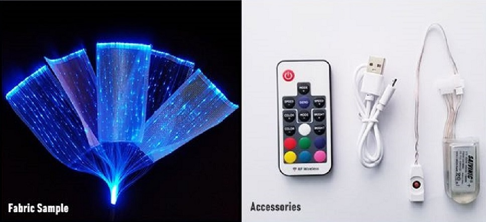 The Luminous led Fiber Optic Fabric