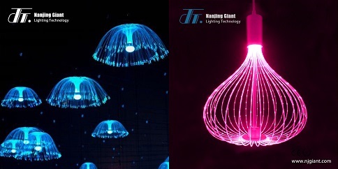 Fiber Optic Colorful Light Hanging Lights