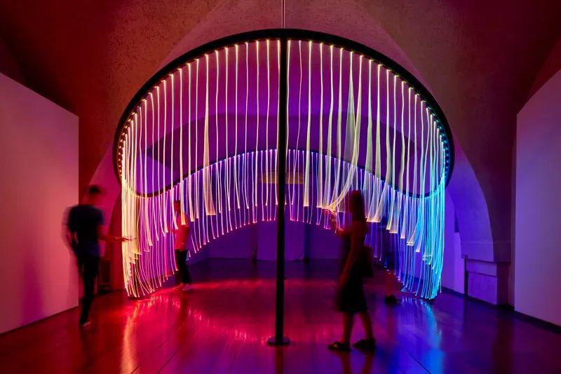 fiber optic curtain light