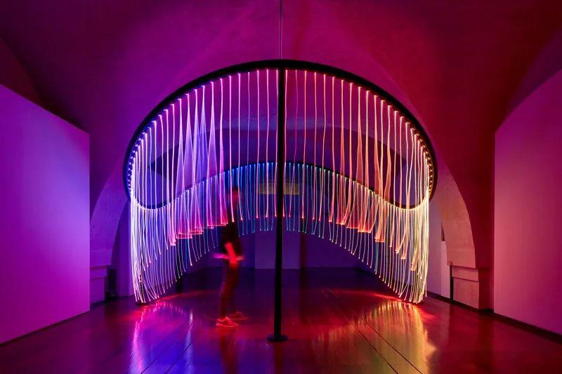 fiber optic curtain light