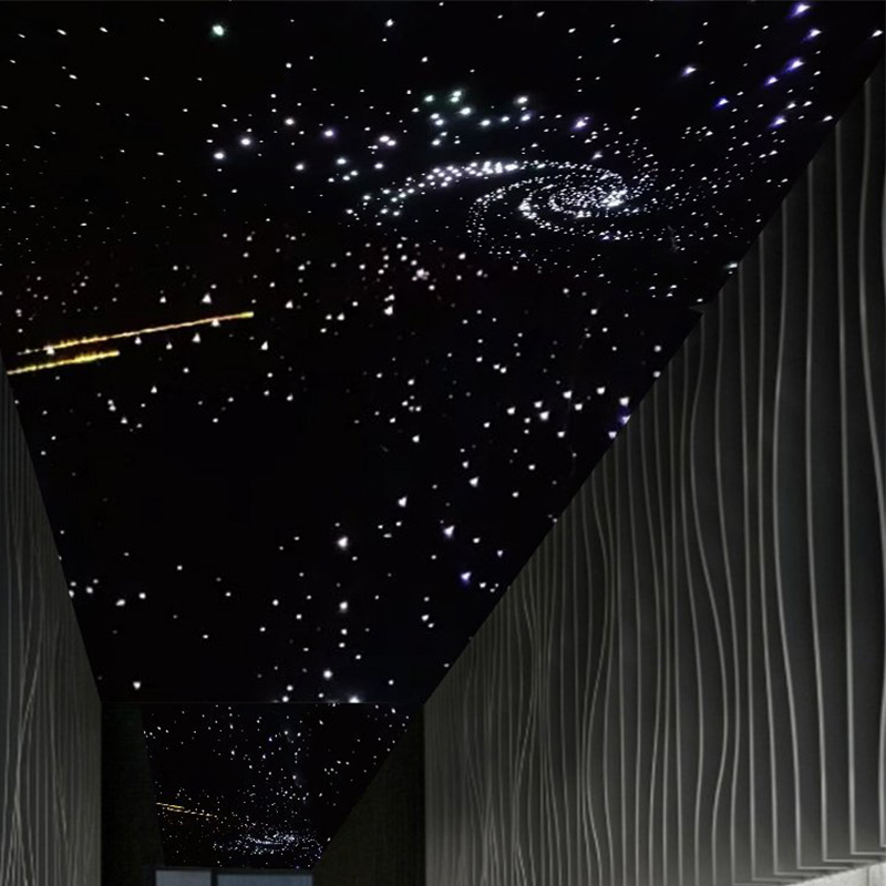 Adjust the speed of the meteors above the star ceiling