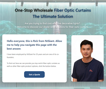 One-Stop Wholesale Fiber Optic Curtains - The Ultimate Solution
