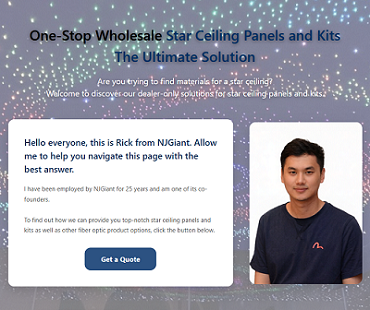 One-Stop Wholesale Star Ceiling Panels and Kits - The Ultimate Solution