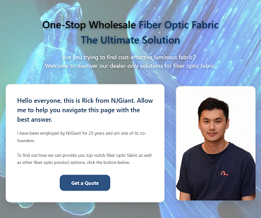 One-Stop Wholesale Fiber Optic Fabric - The Ultimate Solution